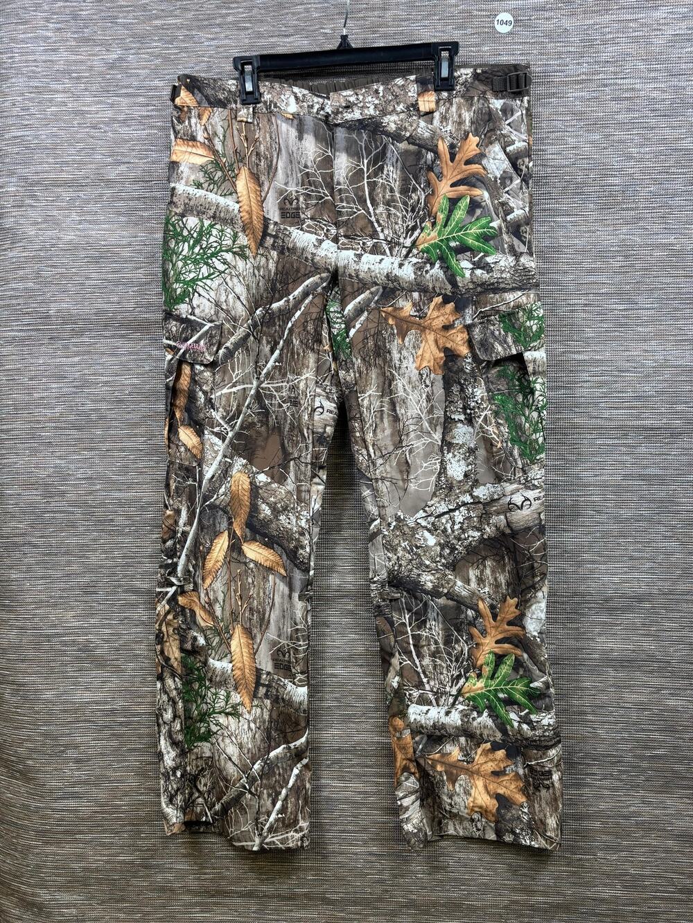Magellan Outdoors Twill Pants Womens XL Brown Camo Cargo Hunting Realtry Xtra